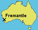 Fremantle, immediatly south of Perth, Western Australia